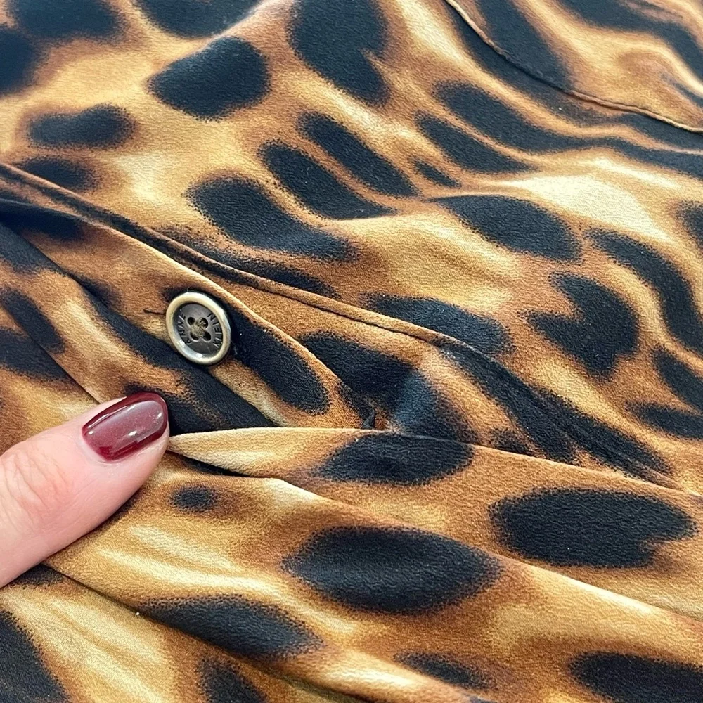 Anne Klein Sz.L animal print blouse - Picture 4 of 8